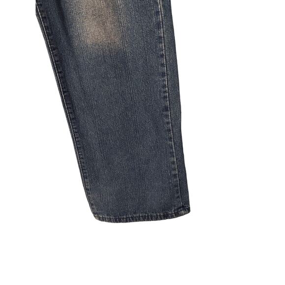 Level One Blue Relaxed Straight Leg Denim Jeans Men Sz 40x32 - Picture 9 of 14
